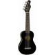 FENDER UKULELE VENICE SOPRANO BLACK WN