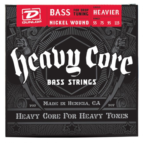 DUNLOP DBHCN55115 HEAVY CORE BASS HEAVIER 55-115