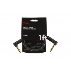 FENDER CABLE DELUXE SERIES 1' BLACK TWEED