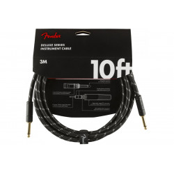 FENDER CABLE DELUXE SERIES 10' BLACK TWEED