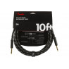 FENDER CABLE DELUXE SERIES 10' BLACK TWEED