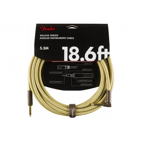 FENDER CABLE DELUXE SERIES 18.6' ANGLED TWEED
