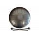 PALM PERCUSSION METAL TONGUE DRUM 8 LEAFS SPOT GREY