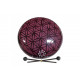 PALM PERCUSSION METAL TONGUE DRUM 8 LEAFS MAROON