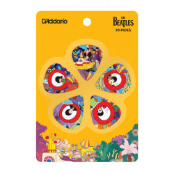 D`ADDARIO 1CWH6-10B7 Yellow Submarine 50th Anniversary Pick Set (Heavy)