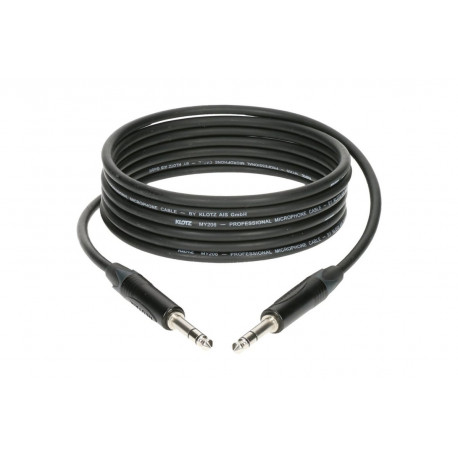 KLOTZ B-4PP1 BALANCED PATCHCORD SILVER JACK 10 M