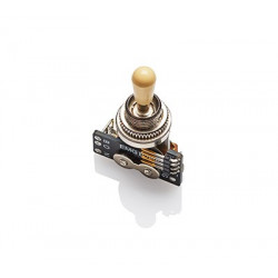 EMG 3 Way Ivory Solderless Toggle
