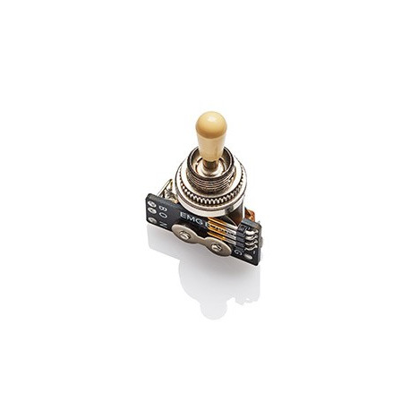 EMG 3 Way Ivory Solderless Toggle