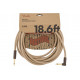 FENDER 18.6' ANGLED FESTIVAL INSTRUMENT CABLE PURE HEMP NATURAL