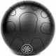 PALM PERCUSSION METAL TONGUE DRUM 9 LEAFS BLACK DOFF