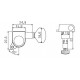 PAXPHIL J07 6-in line LOCK BK