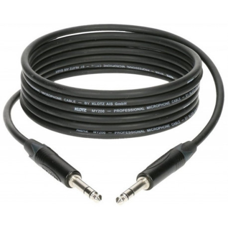 KLOTZ B-4PP1 BALANCED PATCHCORD SILVER JACK 5 M