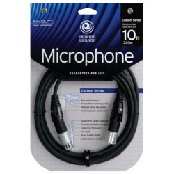 PLANET WAVES PW-MS-10 Custom Series Swivel Microphone Cable 10ft