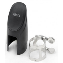 D`ADDARIO RSS1N Rico Ligature & Cap - Soprano Sax Nickel Plated