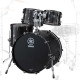 YAMAHA LHP6F3 - Live Custom Hybrid Oak Tom Pack (UZU Charcoal Sunburst)