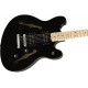 SQUIER by FENDER AFFINITY SERIES STARCASTER MAPLE FINGERBOARD BLACK