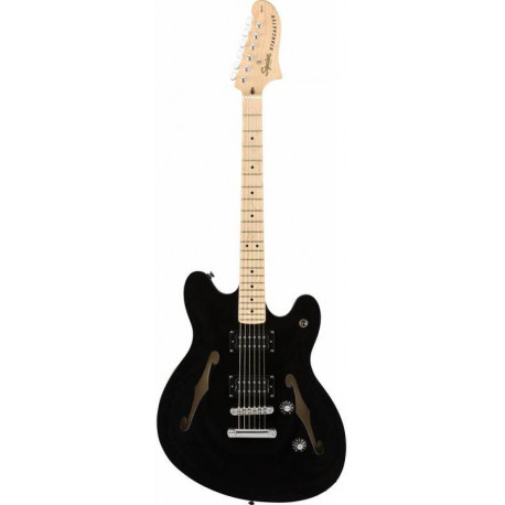 SQUIER by FENDER AFFINITY SERIES STARCASTER MAPLE FINGERBOARD BLACK