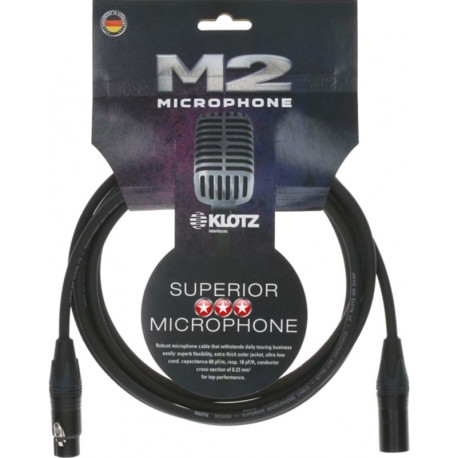 KLOTZ M2 SUPERIOR MICROPHONE CABLE 2 M