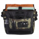 UDG ULTIMATE COURIERBAG BLACK CAMO, ORANGE INSIDE