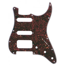 FENDER PRE-WIRED STRAT PICKGUARD HSS TORTOISE SHELL 11 HOLE