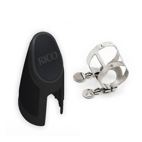 RICO RCL1N Rico Ligature & Cap - Bb Clarinet Nickel Plated
