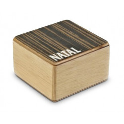 NATAL DRUMS WSK-SQ-E WOOD SHAKER SQUARE EBONY