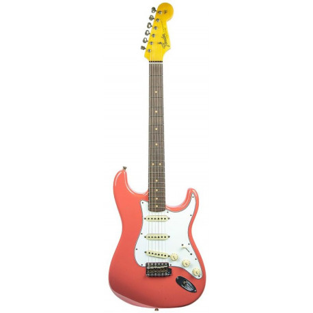 FENDER CUSTOM SHOP 1964 STRAT JOURNEYMAN RELIC CUSTOM BUILT AGED FIESTA RED