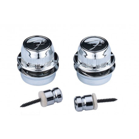 FENDER STRAP LOCKS CHROME PAIR FSLC1