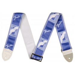 FENDER 2" MONOGRAMMED STRAP LAKE PLACID BLUE