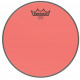 REMO EMPEROR 10" COLORTONE RED