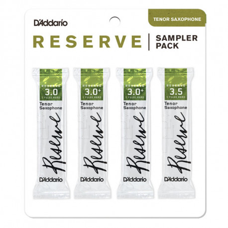 D`ADDARIO Reserve - Tenor Sax Reed Sampler Pack #3.0/3.0+/3.5