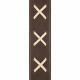 D`ADDARIO 25VDG00 Suede Guitar Strap (Brown)