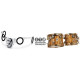 DW Design Series 5-Piece Shell Pack (Gloss White)