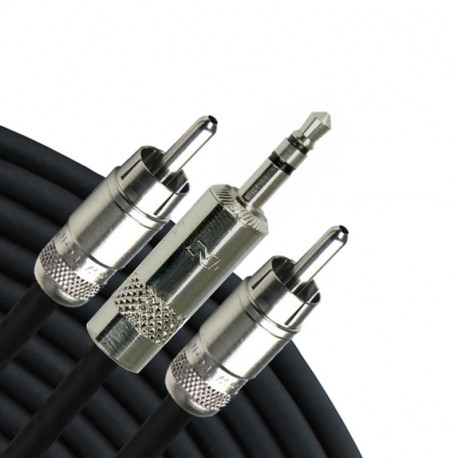 RAPCO HORIZON YN1-C-10 Y-Cable 3.5mm TRS-RCA Male (3m)