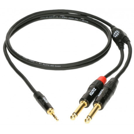 KLOTZ KY5-150 MINILINK PRO Y-CABLE BLACK 1.5 M
