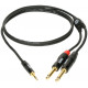 KLOTZ KY5-300 MINILINK PRO Y-CABLE BLACK 3 M