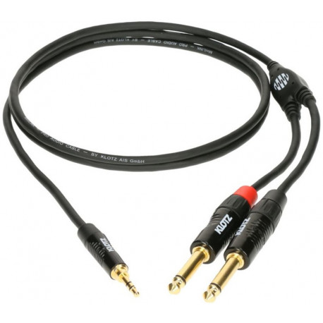 KLOTZ KY5-300 MINILINK PRO Y-CABLE BLACK 3 M