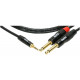 KLOTZ KY5-300 MINILINK PRO Y-CABLE BLACK 3 M