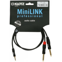 KLOTZ KY5-090 MINILINK PRO Y-CABLE BLACK 0.9 M