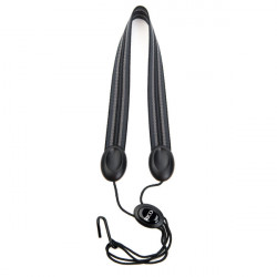 RICO SJA04 Rico Fabric Sax Strap (Jazz Stripe) with Metal Hook