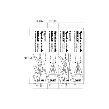 Стойка для акустической системы Maximum Acoustics SDS.KIT