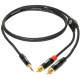 KLOTZ KY7-090 MINILINK PRO Y-CABLE BLACK 0.9 M