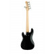 SADOWSKY MetroLine 21-Fret Hybrid P/J Bass, Ash, 5-String (Solid Black Satin)
