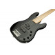 SADOWSKY MetroLine 21-Fret Hybrid P/J Bass, Ash, 5-String (Solid Black Satin)