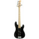 SADOWSKY MetroLine 21-Fret Hybrid P/J Bass, Ash, 5-String (Solid Black Satin)
