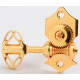 GRAPH TECH PRN-3411-G0 Acoustic 3+3 Skeleton Button Gold