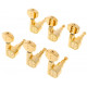 GRAPH TECH PRN-2721-G0 Ratio Electric 6 In-line Contemporary Mini 2 Pin - Gold