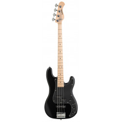 SADOWSKY MetroLine 21-Fret Hybrid P/J Bass, Ash, 4-String (Solid Black Satin)