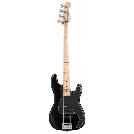 SADOWSKY MetroLine 21-Fret Hybrid P/J Bass, Ash, 4-String (Solid Black Satin)