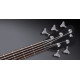 WARWICK Teambuilt Pro Series Corvette Ash, 5-String, A/A, (Nirvana Black Transparent Satin)